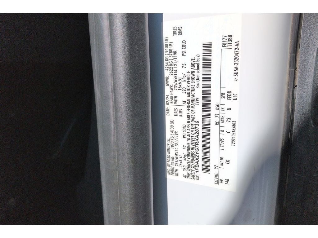 2024 Ford Transit Passenger Wagon XL