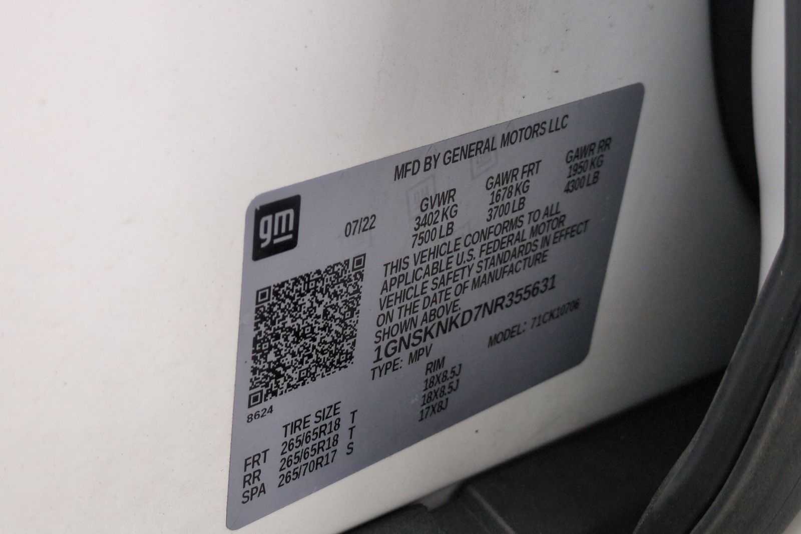 2022 Chevrolet Tahoe LT