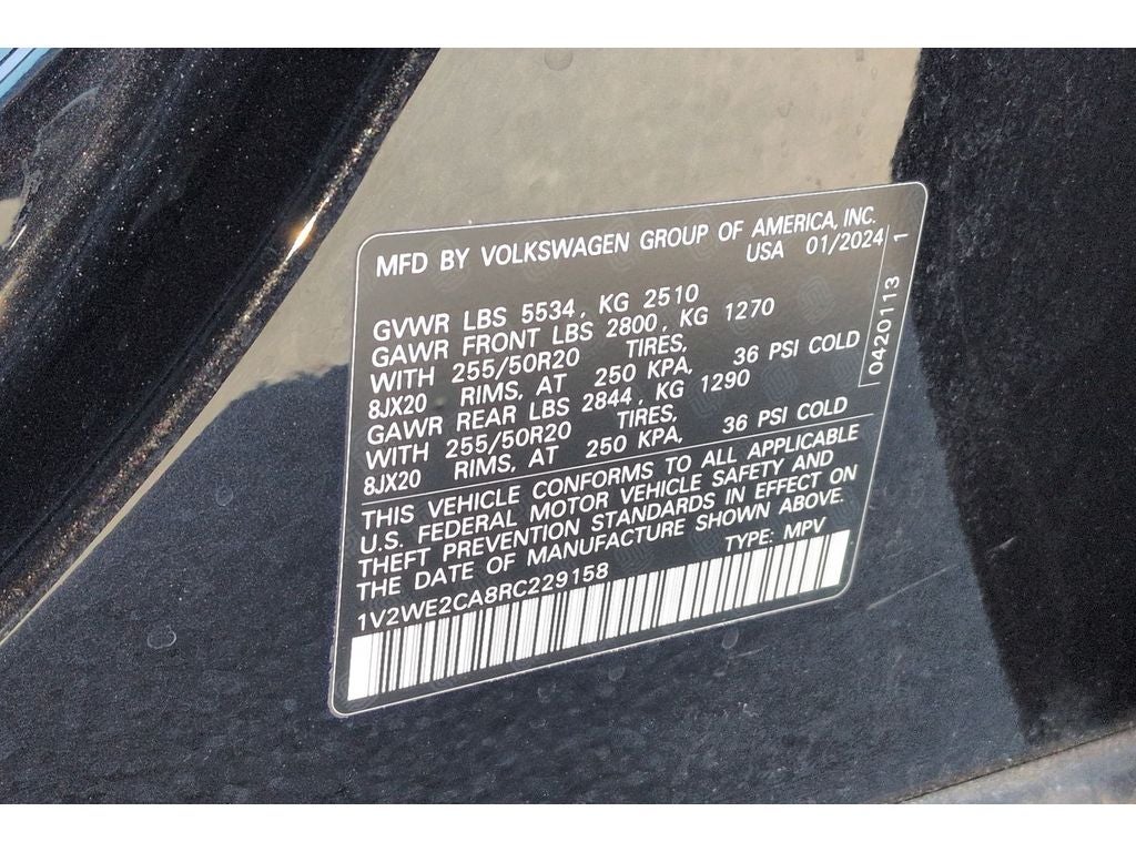 2024 Volkswagen Atlas Cross Sport 2.0T SE w/Technology