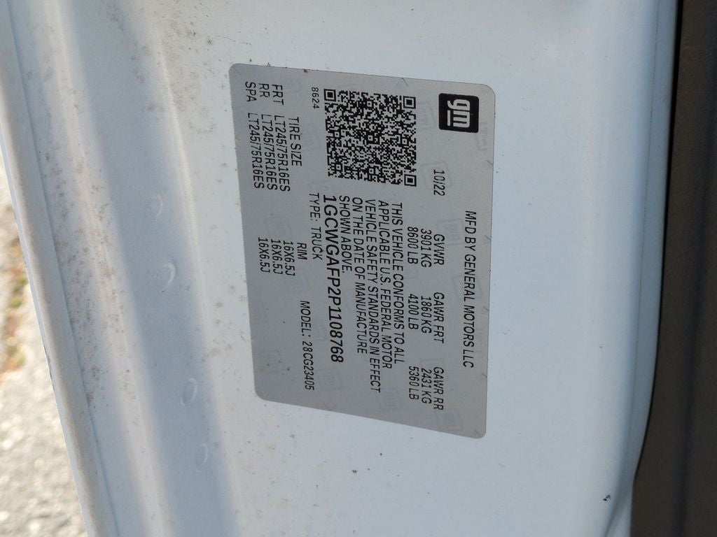 2023 Chevrolet Express Cargo 2500 WT