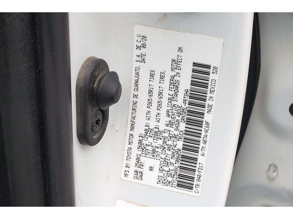 2020 Toyota Tacoma 4WD SR5